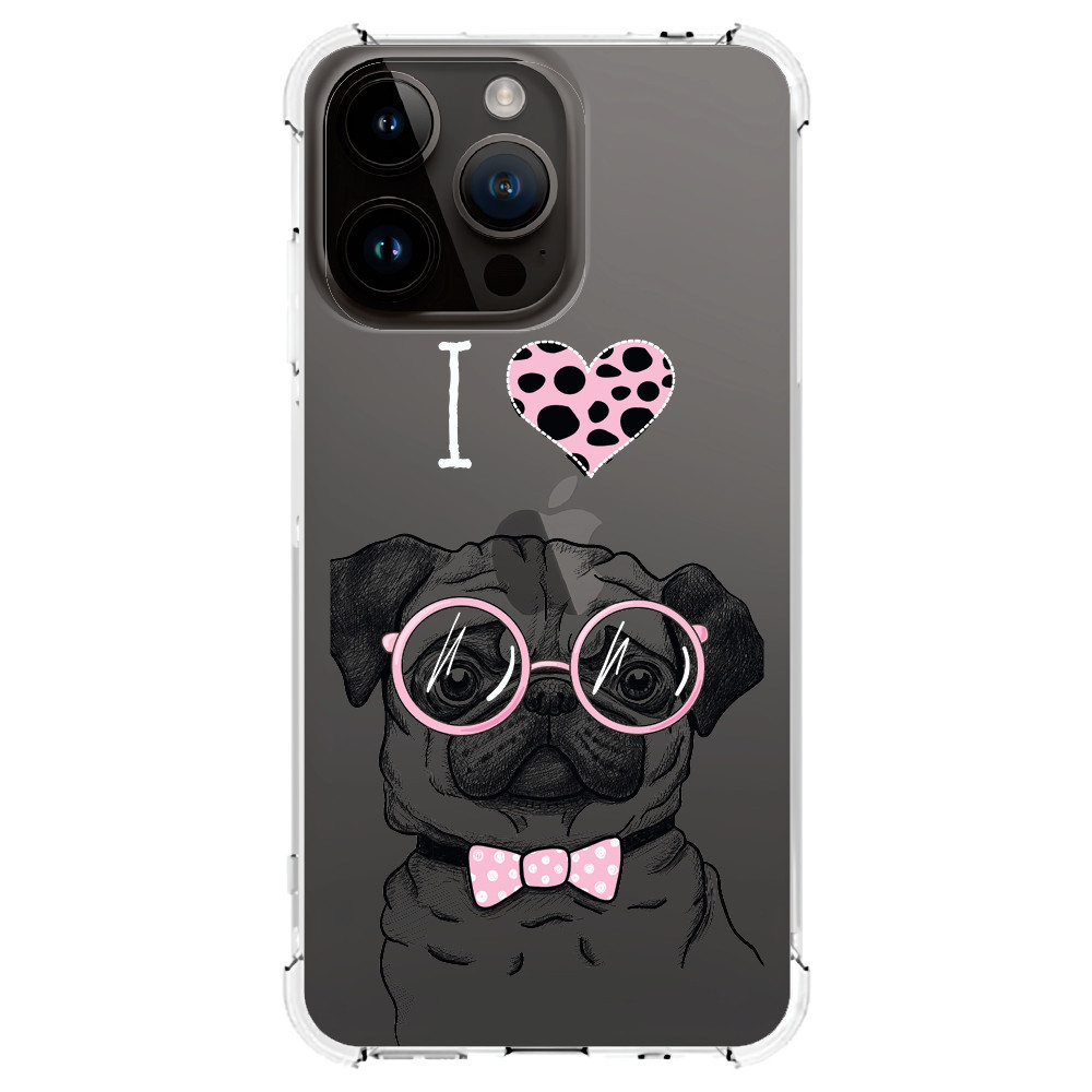 Capinha Capa (0990) PUG para IPHONE 15 PRO MAX,15 PRO,15 PLUS,15,14 PRO MAX,14 PRO,14 PLUS,14,13 PRO MAX,13 PRO,13 MINI,13,12 PRO MAX,12 PRO,12 MINI,12,11 PRO MAX,11 PRO,11,XS MAX,XR,XS,X,8 PLUS,8,SE 2020,7 PLUS,7,6 PLUS,6,6S