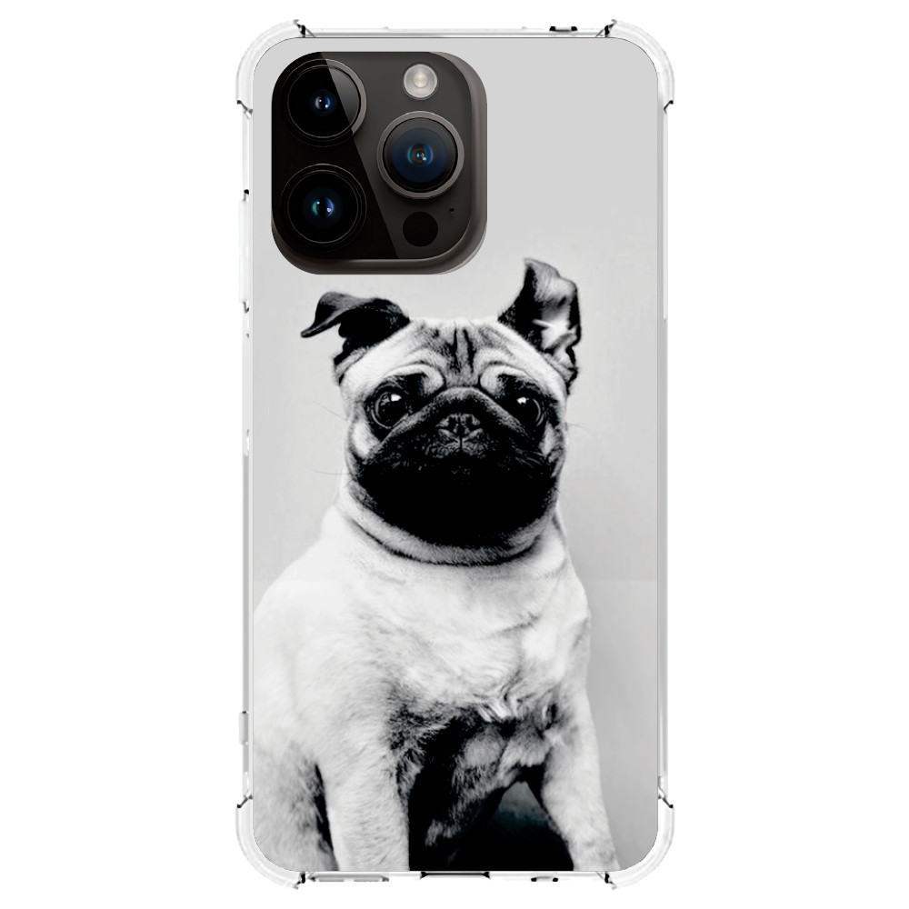 Capinha Capa (2531) PUG para IPHONE 15 PRO MAX,15 PRO,15 PLUS,15,14 PRO MAX,14 PRO,14 PLUS,14,13 PRO MAX,13 PRO,13 MINI,13,12 PRO MAX,12 PRO,12 MINI,12,11 PRO MAX,11 PRO,11,XS MAX,XR,XS,X,8 PLUS,8,SE 2020,7 PLUS,7,6 PLUS,6,6S
