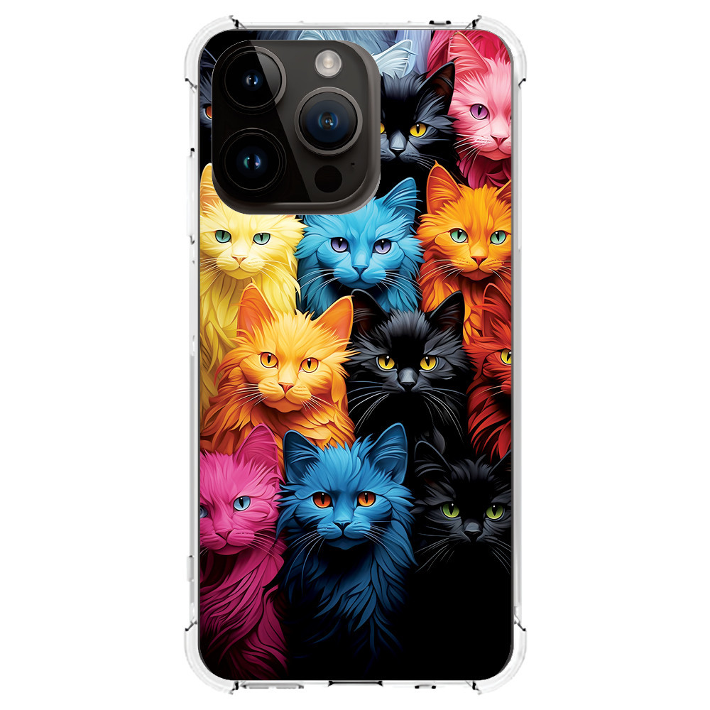Capinha Capa (3190) GATINHOS para IPHONE 15 PRO MAX,15 PRO,15 PLUS,15,14 PRO MAX,14 PRO,14 PLUS,14,13 PRO MAX,13 PRO,13 MINI,13,12 PRO MAX,12 PRO,12 MINI,12,11 PRO MAX,11 PRO,11,XS MAX,XR,XS,X,8 PLUS,8,SE 2020,7 PLUS,7,6 PLUS,6,6S