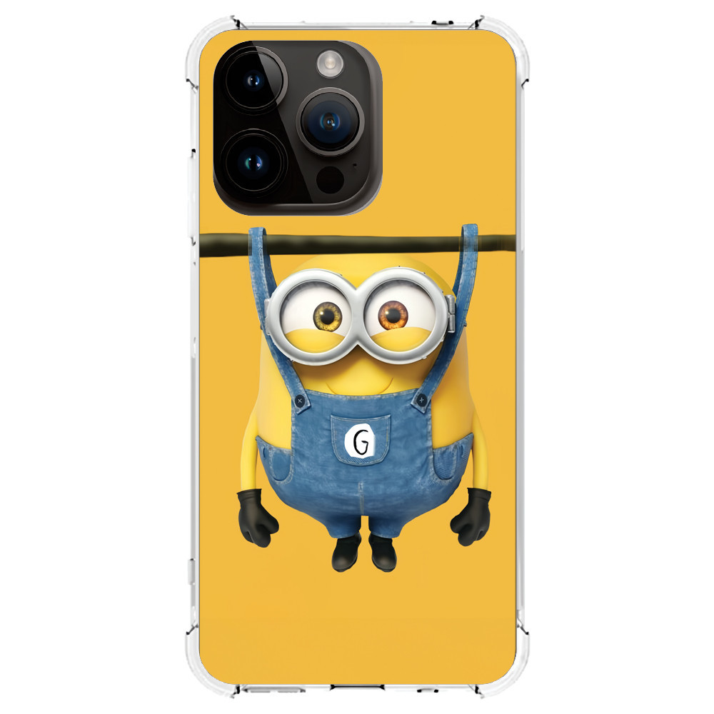 Capinha Capa (3386) MINION para IPHONE 15 PRO MAX,15 PRO,15 PLUS,15,14 PRO MAX,14 PRO,14 PLUS,14,13 PRO MAX,13 PRO,13 MINI,13,12 PRO MAX,12 PRO,12 MINI,12,11 PRO MAX,11 PRO,11,XS MAX,XR,XS,X,8 PLUS,8,SE 2020,7 PLUS,7,6 PLUS,6,6S