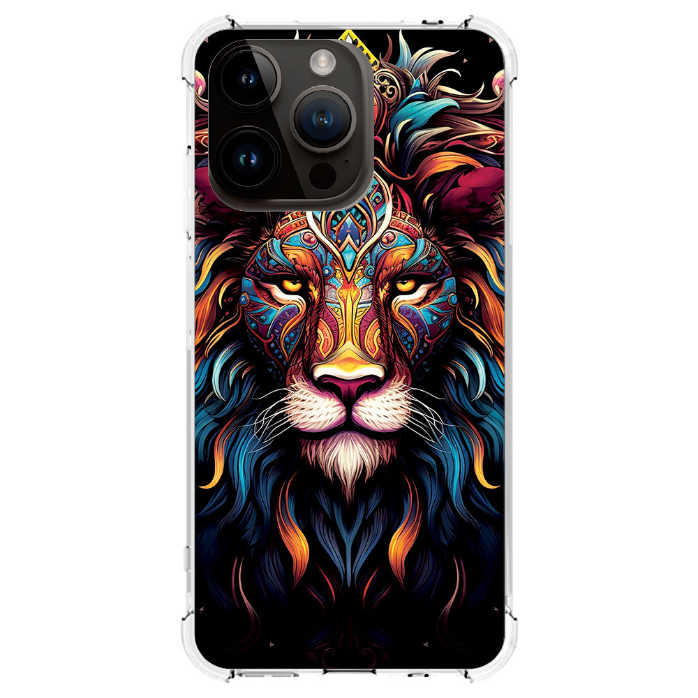 Capinha Capa (3388) LION para IPHONE 15 PRO MAX,15 PRO,15 PLUS,15,14 PRO MAX,14 PRO,14 PLUS,14,13 PRO MAX,13 PRO,13 MINI,13,12 PRO MAX,12 PRO,12 MINI,12,11 PRO MAX,11 PRO,11,XS MAX,XR,XS,X,8 PLUS,8,SE 2020,7 PLUS,7,6 PLUS,6,6S