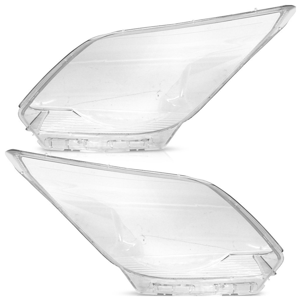 Par Lente Farol Dianteiro Cobalt 2012 2013 2014 2015 Transparente Lente Lisa Acrilico — imagem 2 de 2