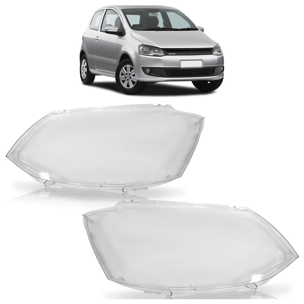 Par Lente Farol Fox 2010 2011 2012 2013 2014 Crossfox Spacefox Lente Lisa Acrilica - Spare Parts and Accessories for Vehicles