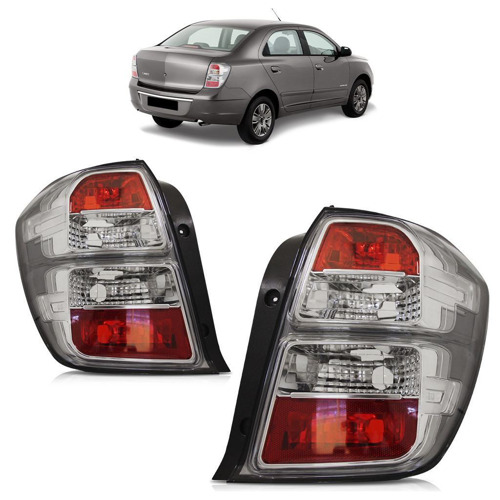 Par Lanterna Traseira Cobalt 2012 2013 2014 2015 Fumê Lente Lisa Acrilico em Oferta na Shopee