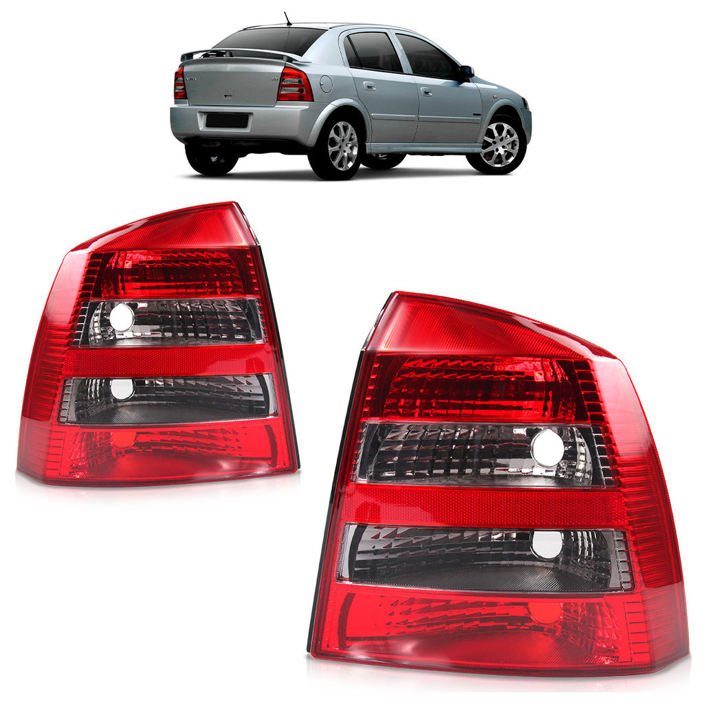 Par Lanterna Traseira Astra Hatch 2003 2004 2005 2006 2007 2008 2009 2010 2011 2012 Bicolor Fumê em Oferta na Shopee