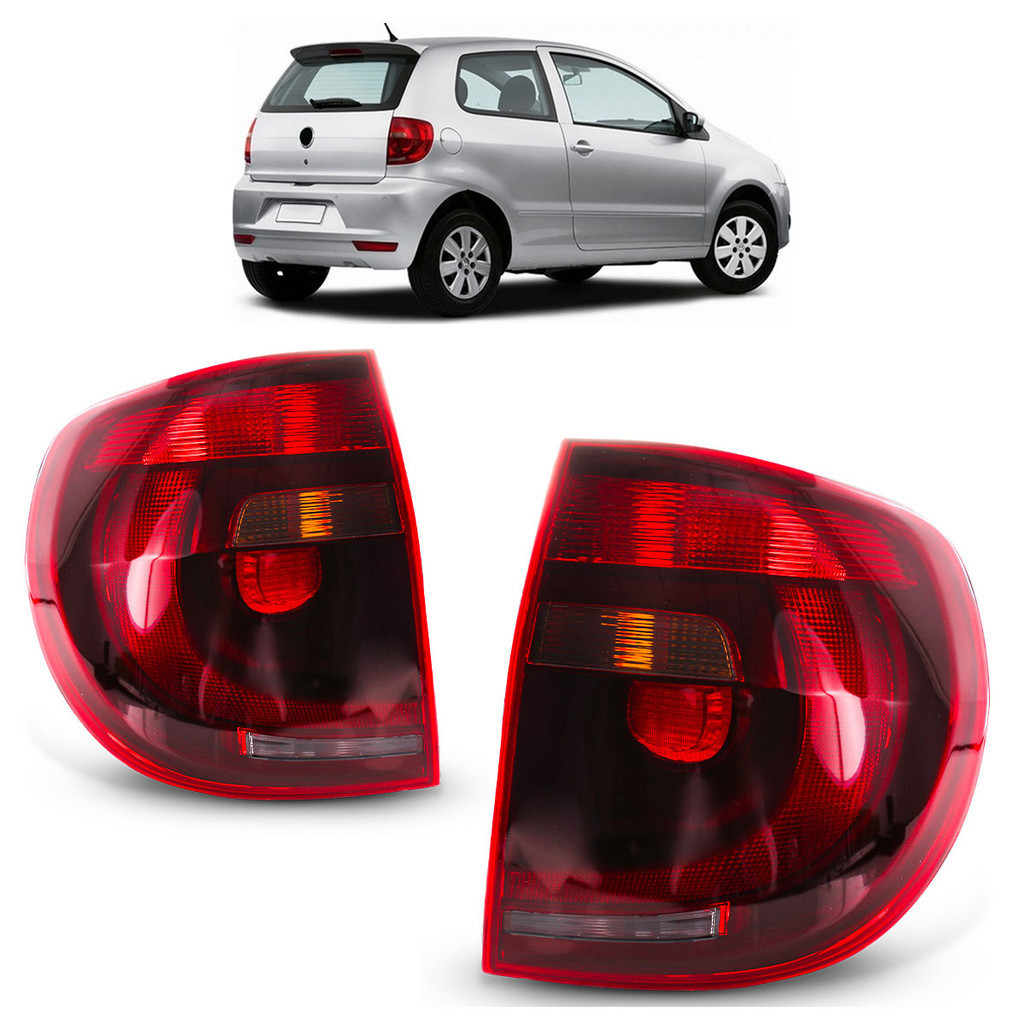 Par Lanterna Traseira Fox 2011 2012 2013 2014 Tricolor em Oferta na Shopee