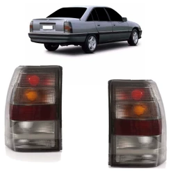 Par Lanterna Traseira Omega Gl 1992 1993 1994 1995 1996 1997 1998 Fumê Lente Acrilico
