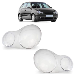 Par Lente Farol Dianteiro Polo 2003 2004 2005 2006 Transparente Lente Lisa Acrilico