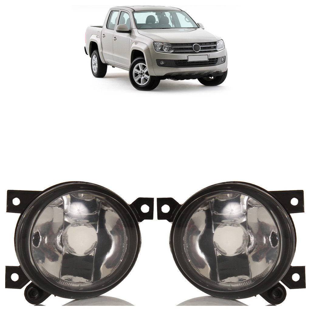 Par Farol Milha Auxiliar Jetta 2007 2008 2009 2010 Neblina Carcaça Preta Lente Lisa Vidro em Oferta na Shopee