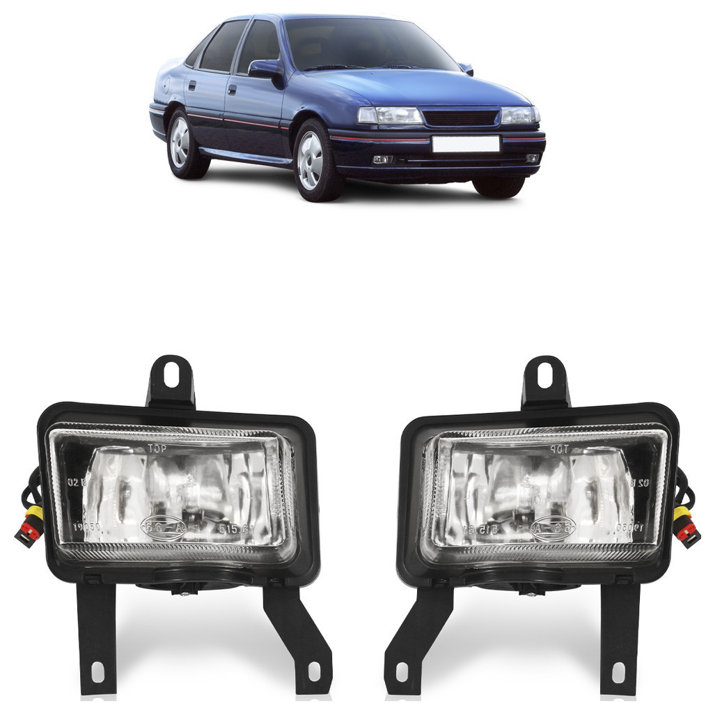 Par Farol de Milha Auxiliar Vectra 1993 1994 1995 1996 Neblina Lente Lisa Vidro em Oferta na Shopee