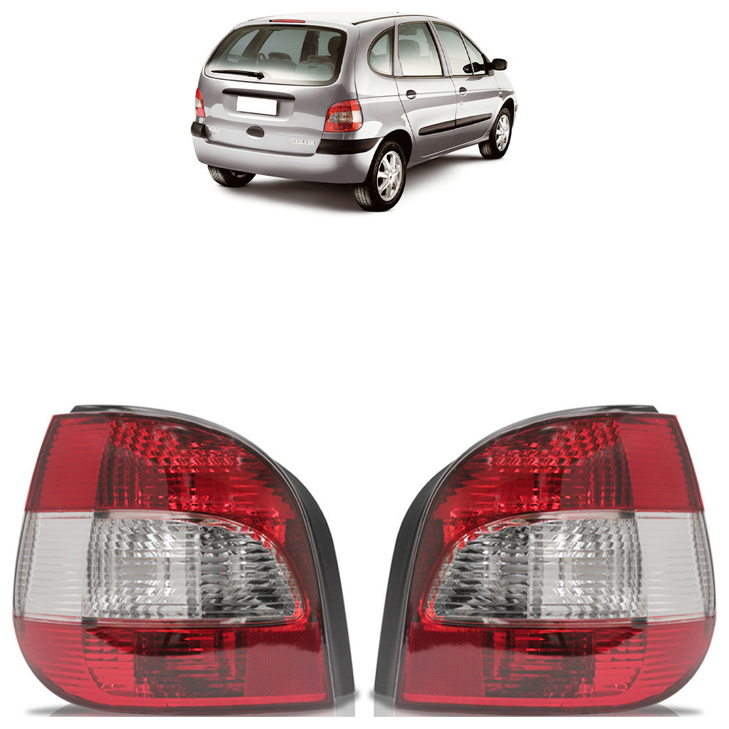 Par Lanterna Traseira Scenic 2001 2002 2003 2004 2005 2006 2007 2008 2009 2010 2011 em Oferta na Shopee