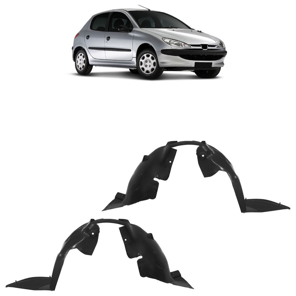 Par Parabarro Dianteiro 206 1998 1999 2000 2001 2002 em Oferta na Shopee