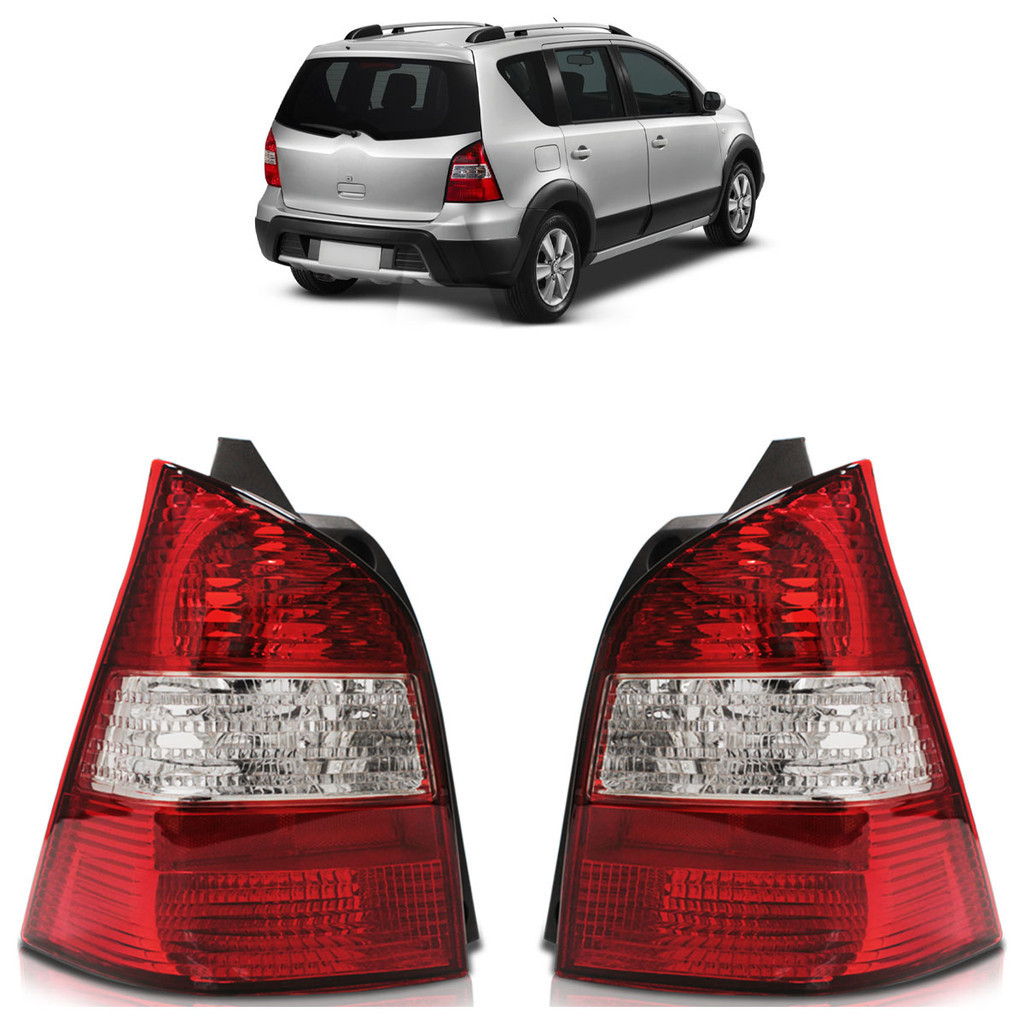 Par Lanterna Traseira Livina Grand Livina 2009 2010 2011 2012 2013 2014 Bicolor Lente Acrilico em Oferta na Shopee