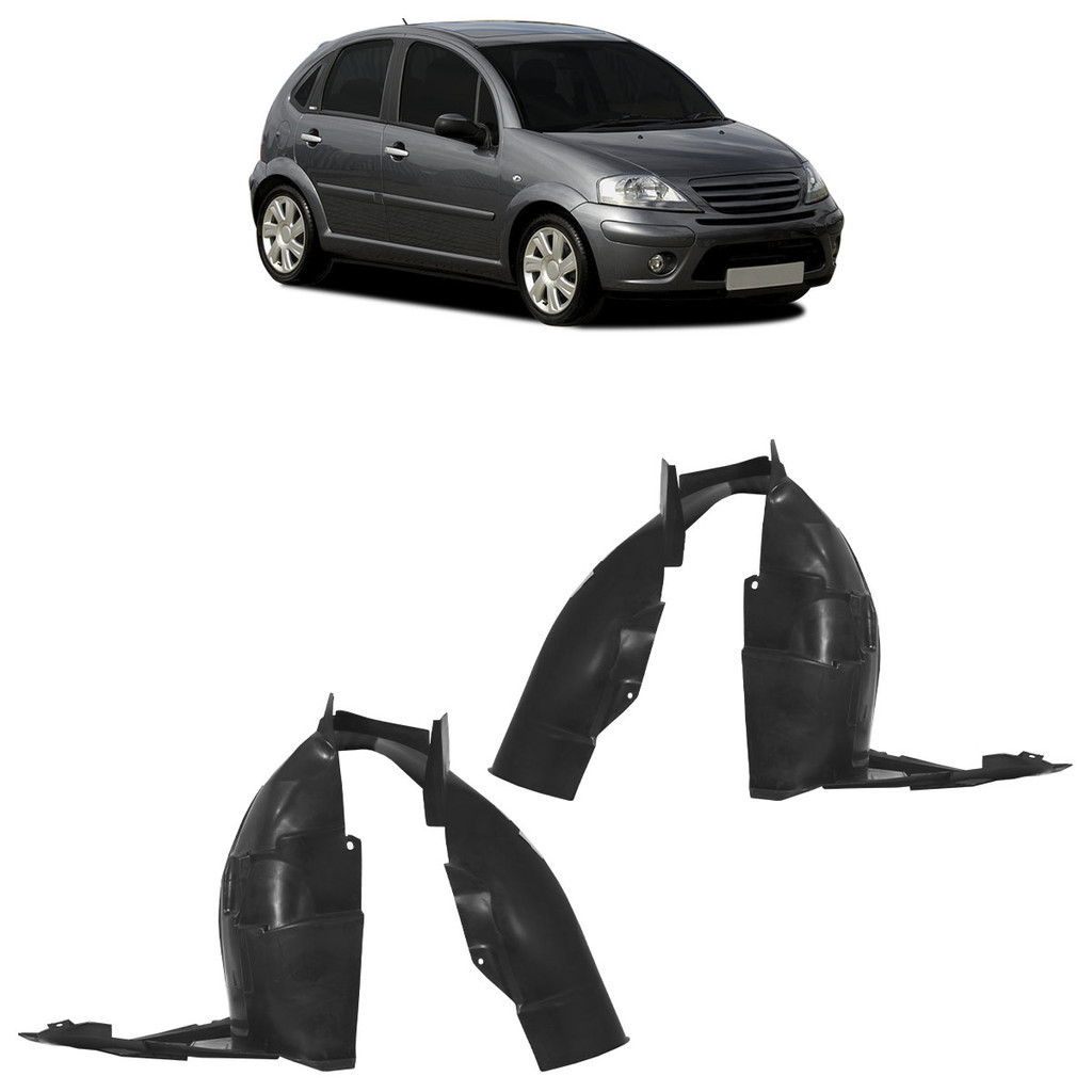 Par Parabarro Dianteiro Citroen C3 2004 2005 2006 2007 2008 2009 2010 2011 2012 em Oferta na Shopee