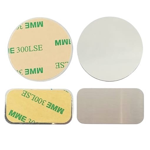 Placa Metal Para Imã Suporte Celular Magnético Automotivo Universal - Prata em Oferta na Shopee