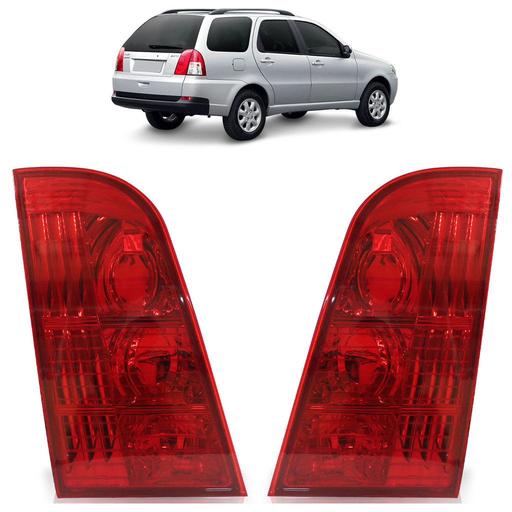 Par Aplique Lanterna Traseira Palio Weekend Adventure G3 2004 2005 2006 2007 2008 Lente em Acrílico em Oferta na Shopee