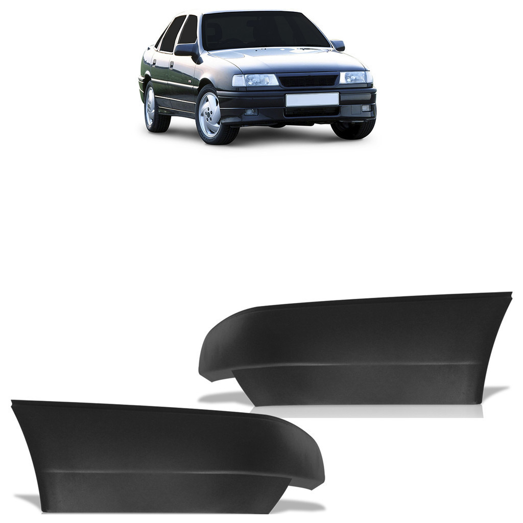 Par Aplique Moldura Parachoque Vectra 1993 1994 1995 Dianteiro