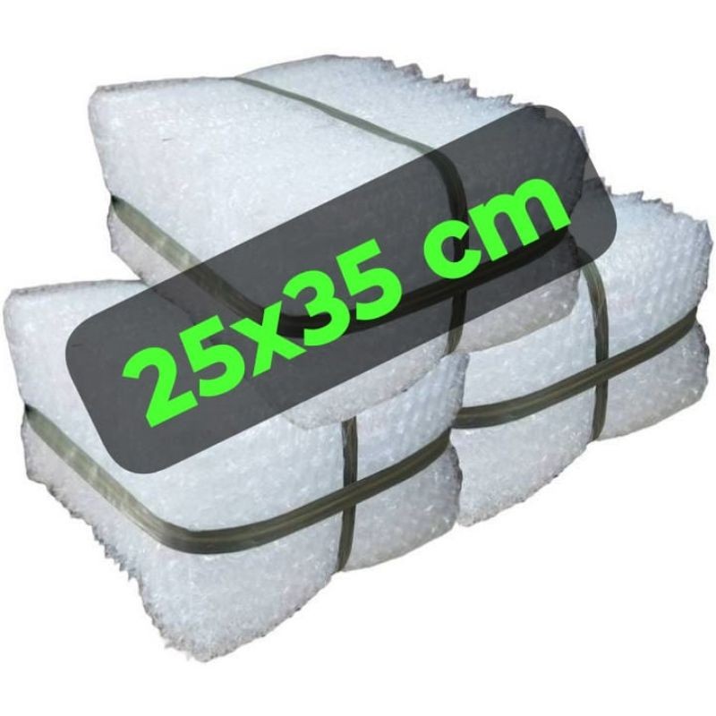 Saco Bolha 25x35 cm, 100 unidades, 50 micras, Excelente Qualidade e Envio Imediato.