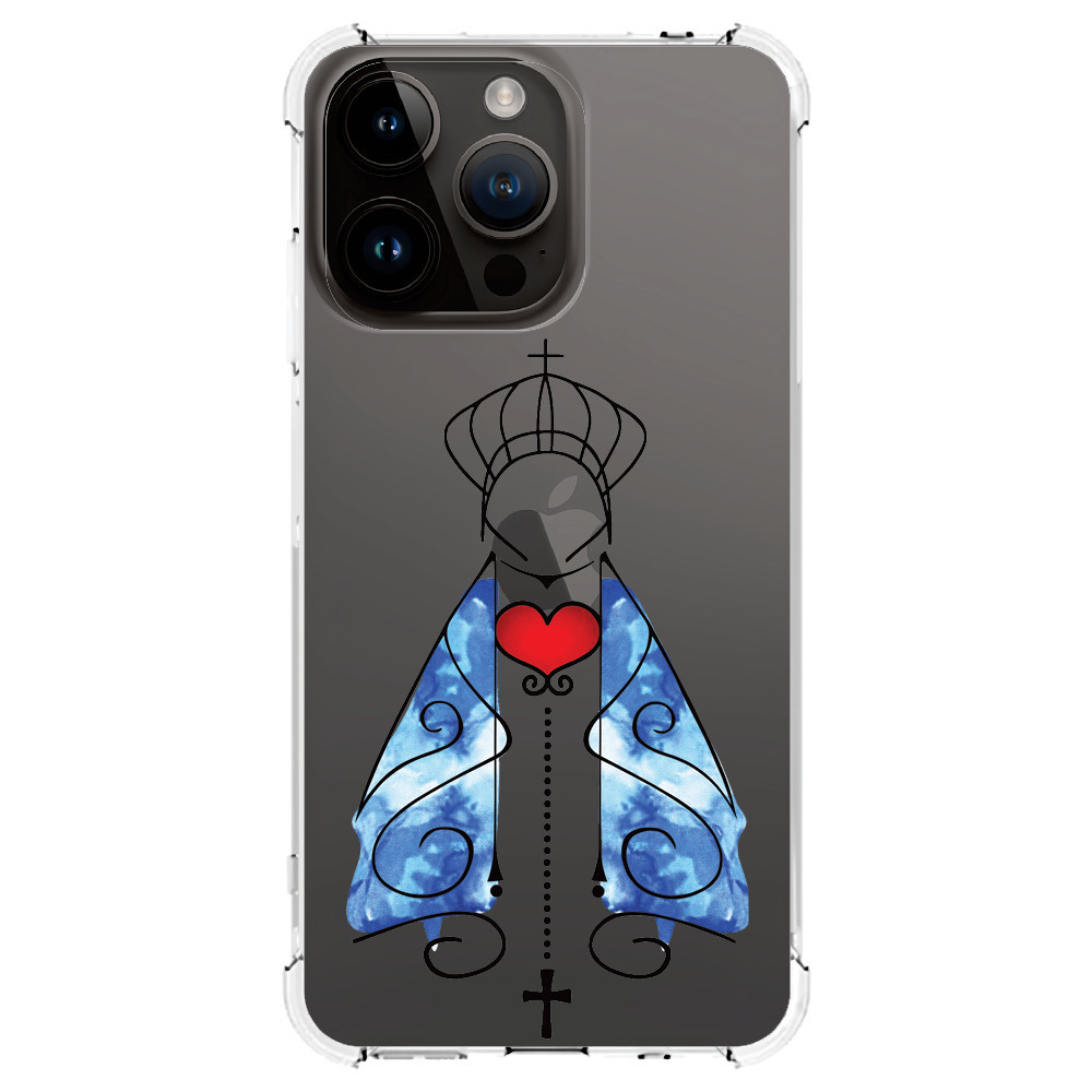 Capa Capinha (0868) NOSSA SENHORA para IPHONE 15 PRO MAX,15 PRO,15 PLUS,15,14 PRO MAX,14 PRO,14 PLUS,14,13 PRO MAX,13 PRO,13 MINI,13,12 PRO MAX,12 PRO,12 MINI,12,11 PRO MAX,11 PRO,11,XS MAX,XR,XS,X,8 PLUS,8,SE 2020,7 PLUS,7,6 PLUS,6,6S