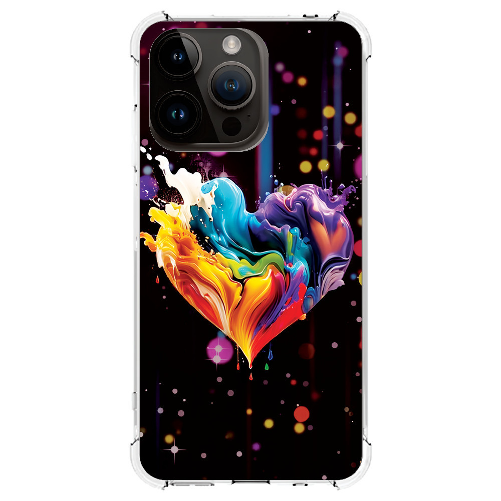 Capa Capinha (3238) COLORED HEART para IPHONE 15 PRO MAX,15 PRO,15 PLUS,15,14 PRO MAX,14 PRO,14 PLUS,14,13 PRO MAX,13 PRO,13 MINI,13,12 PRO MAX,12 PRO,12 MINI,12,11 PRO MAX,11 PRO,11,XS MAX,XR,XS,X,8 PLUS,8,SE 2020,7 PLUS,7,6 PLUS,6,6S