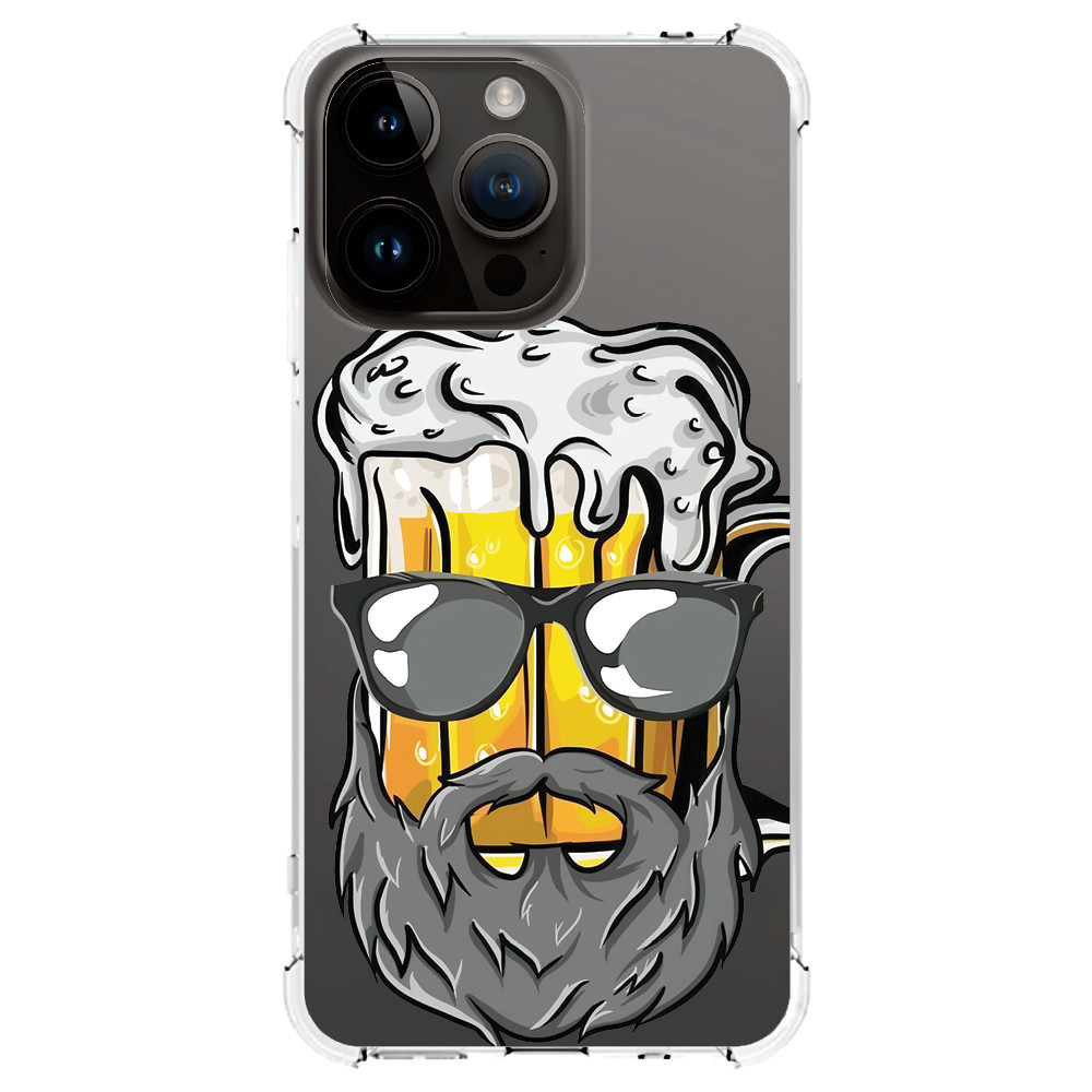 Capa Capinha (3321) BEERD 2 para IPHONE 15 PRO MAX,15 PRO,15 PLUS,15,14 PRO MAX,14 PRO,14 PLUS,14,13 PRO MAX,13 PRO,13 MINI,13,12 PRO MAX,12 PRO,12 MINI,12,11 PRO MAX,11 PRO,11,XS MAX,XR,XS,X,8 PLUS,8,SE 2020,7 PLUS,7,6 PLUS,6,6S