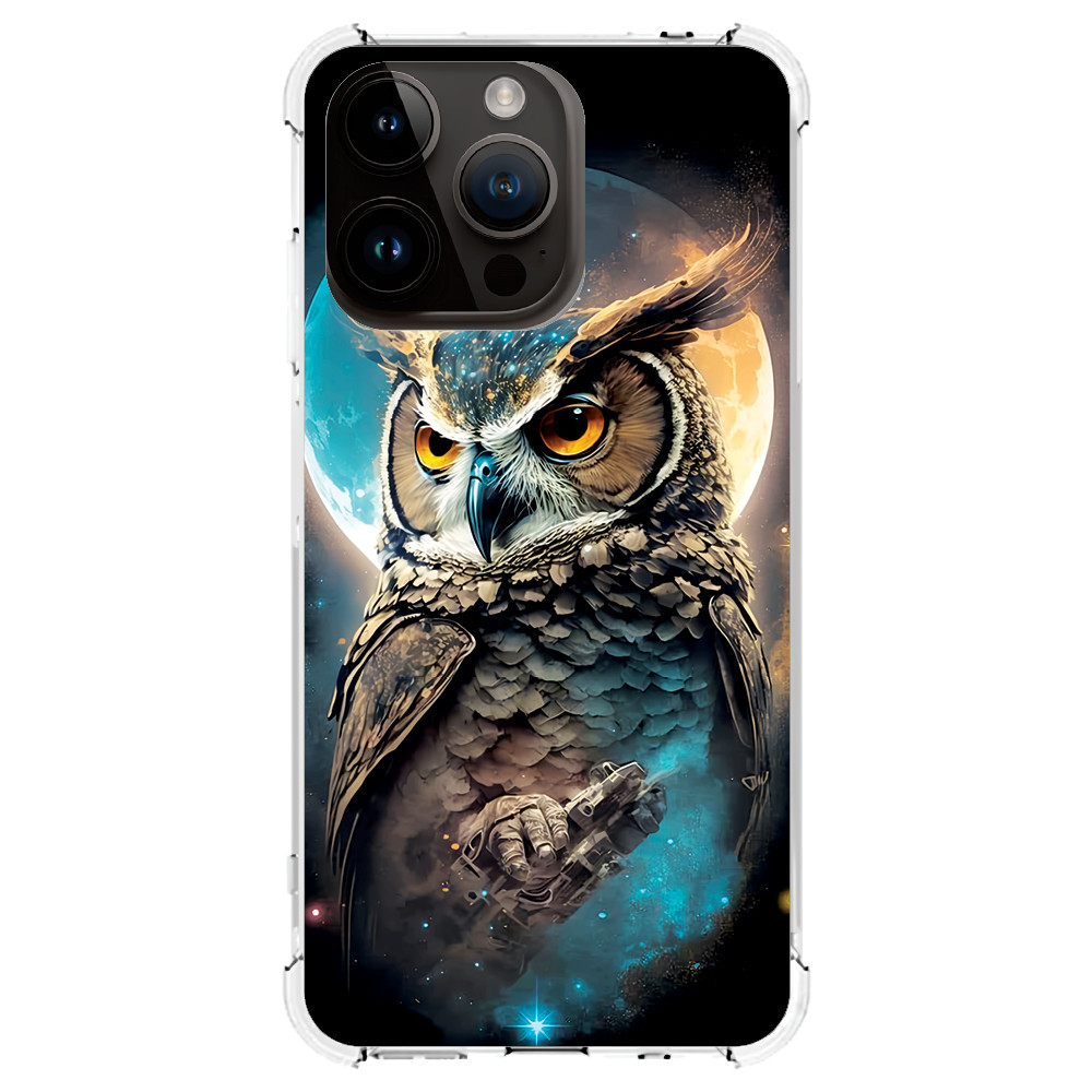 Capa Capinha (3376) CORUJA MOON para IPHONE 15 PRO MAX,15 PRO,15 PLUS,15,14 PRO MAX,14 PRO,14 PLUS,14,13 PRO MAX,13 PRO,13 MINI,13,12 PRO MAX,12 PRO,12 MINI,12,11 PRO MAX,11 PRO,11,XS MAX,XR,XS,X,8 PLUS,8,SE 2020,7 PLUS,7,6 PLUS,6,6S