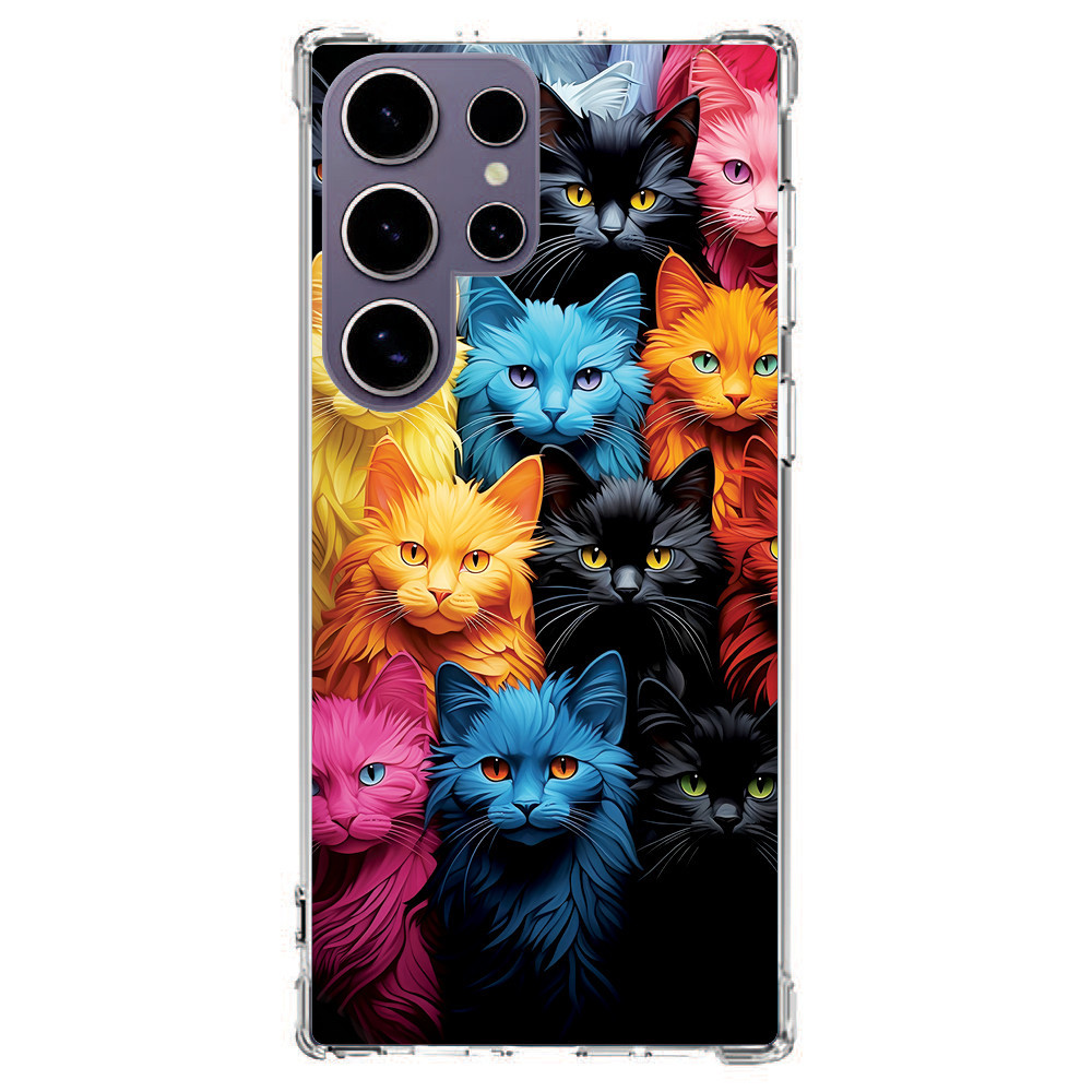 Capa Capinha (3190) GATINHOS para SAMSUNG GALAXY NOTE 20 ULTRA,NOTE 20+,NOTE 20,S23 ULTRA,S23+,S23 FE,S23,S22 ULTRA,S22+,S22,S21 ULTRA,S21+,S21 FE,S21,S20 ULTRA,S20+,S20 FE,S20,S10+,S10E,S10 LITE,S10,S9+,S9,A73,A72,A71,A70S,A70 