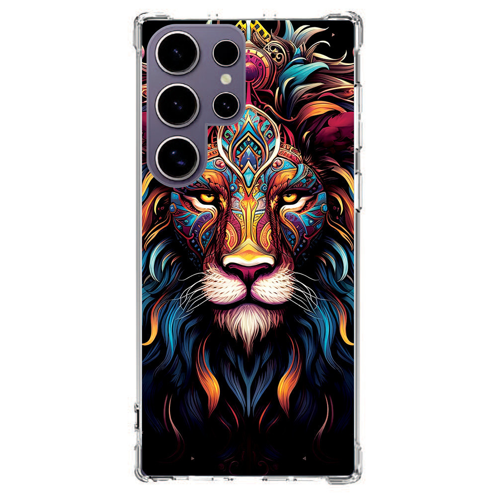 Capa Capinha (3388) LION para SAMSUNG GALAXY NOTE 20 ULTRA,NOTE 20+,NOTE 20,S23 ULTRA,S23+,S23 FE,S23,S22 ULTRA,S22+,S22,S21 ULTRA,S21+,S21 FE,S21,S20 ULTRA,S20+,S20 FE,S20,S10+,S10E,S10 LITE,S10,S9+,S9,A73,A72,A71,A70S,A70 
