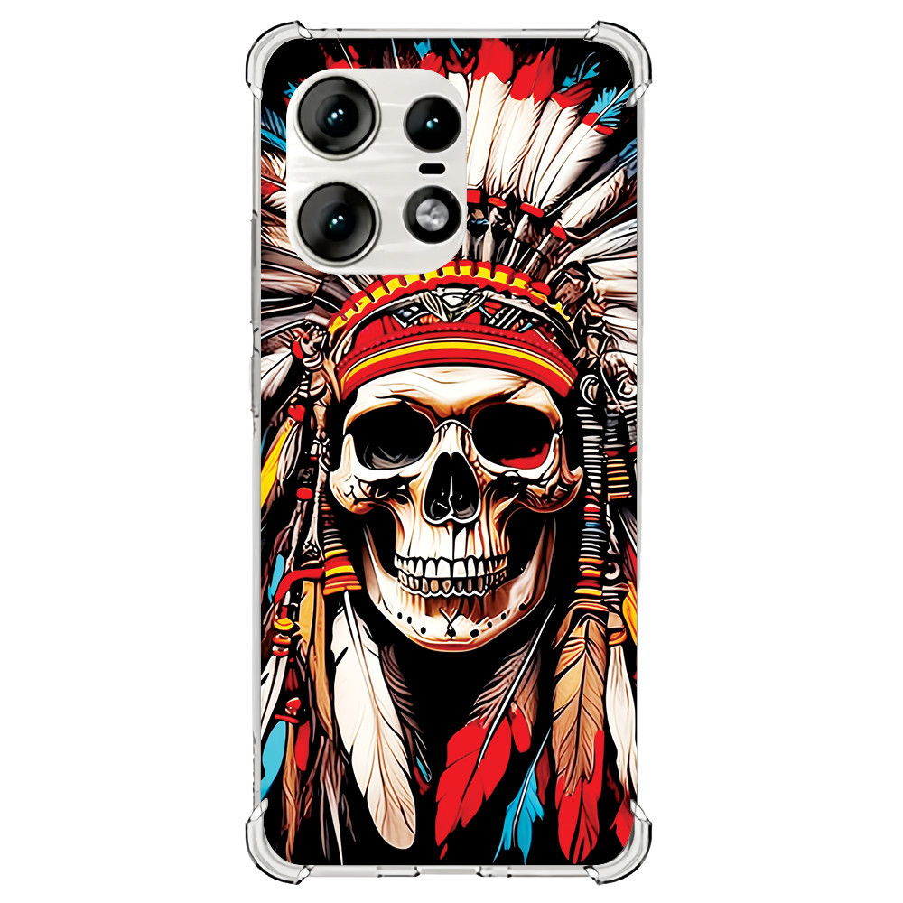 Capinha Capa (3399) SKULL INDI para MOTOROLA MOTO G200 5G,G100,G84,G82,G73,G71,G62,G5S+,G54,G53,G52,G50,G42,G41,G32,G31,G30,G23,G22,G20,G14,G13G10,G9 POWER,G9+,G9 PLAY,G8 POWER LITE,G8 POWER,G8+,G8 PLAY,G8