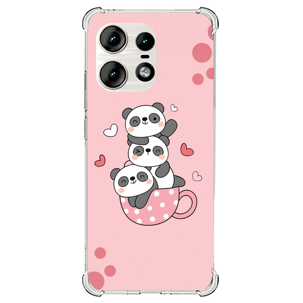 Capa Capinha (3304) PANDINHAS para MOTOROLA MOTO G200 5G,G100,G84,G82,G73,G71,G62,G5S+,G54,G53,G52,G50,G42,G41,G32,G31,G30,G23,G22,G20,G14,G13G10,G9 POWER,G9+,G9 PLAY,G8 POWER LITE,G8 POWER,G8+,G8 PLAY,G8