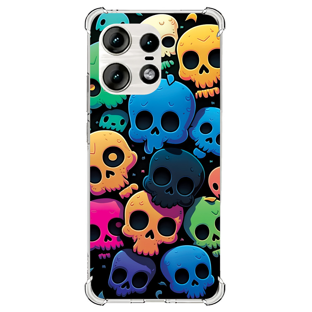 Capa Capinha (3328) CAVEIRAS COLRS para MOTOROLA MOTO G200 5G,G100,G84,G82,G73,G71,G62,G5S+,G54,G53,G52,G50,G42,G41,G32,G31,G30,G23,G22,G20,G14,G13G10,G9 POWER,G9+,G9 PLAY,G8 POWER LITE,G8 POWER,G8+,G8 PLAY,G8