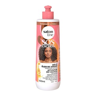 Ativador de Cachos SOS Cachos Mel Cachos Intensos Salon Line 500ml
