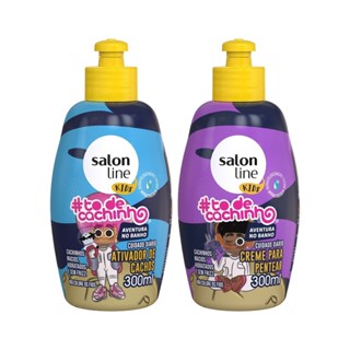 Kit finalização Kids Todecachinho Ondulados e Cacheados Salon Line