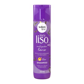 Shampoo Meu Liso Matizador Loiro Salon Line 300ml