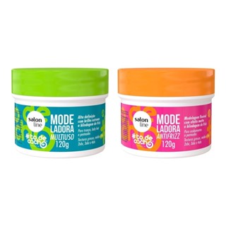 Kit com 2 Modeladoras Todecacho Antifrizz e Multiuso