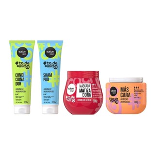 Kit Cuidados Todecacho Com Seu Cabelo Vermelho Cereja