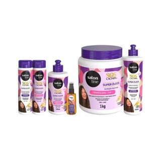 Kit SOS Cachos Super Óleos linha completa