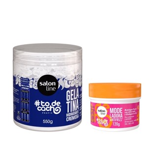 Kit Gelatin Hidratante Cremosa + Modeladora Antifrizz Todecacho