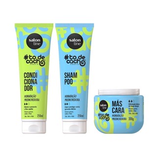 Kit Shampoo, Condicionador e Máscara Todecacho Hidratação Preenchedora