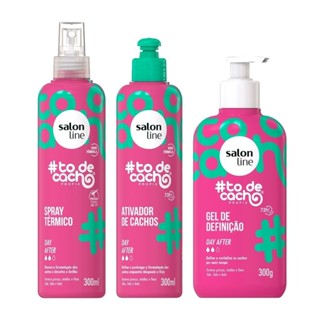 Kit Todecacho Day After com Gel, Spray e Ativador de Cachos