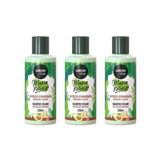 Kit 3 Shampoos Maria Natureza Nutrição Extraordinária Salon Line em Oferta na Shopee