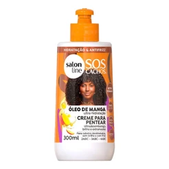 Creme para Pentear SOS Cachos Óleo de Manga Salon Line 300ml