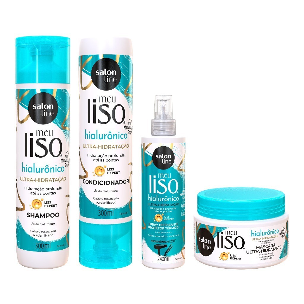 Kit Completo Meu Liso SPA Capilar Ácido Hialurônico