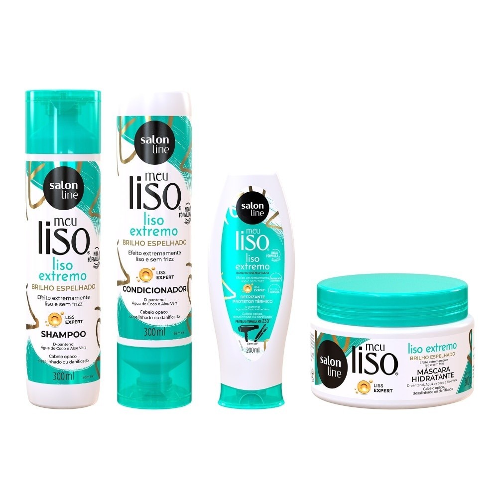 Kit Meu Cabelo Ainda Mais Liso com Meu Liso Extremo em Oferta na Shopee