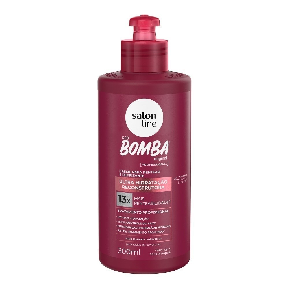 Creme para Pentear SOS Bomba Ultra Hidratação Reconstrutora