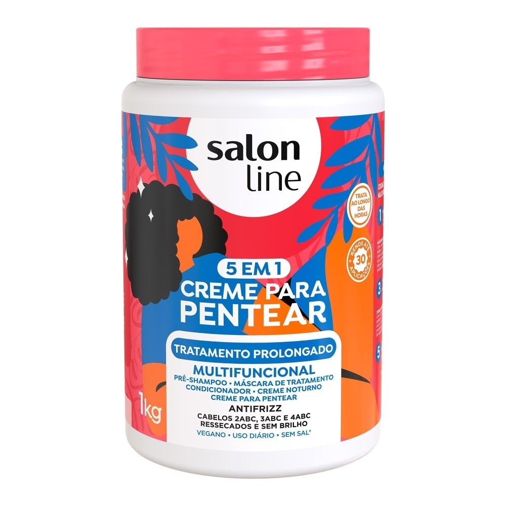 Salon Line Creme Para Pentear Tratamento Prolongado - 1kg - Beauty