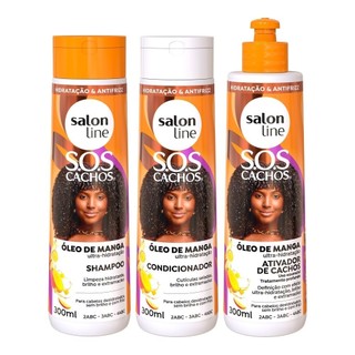 Kit SOS Cachos Óleo de Manga com Ativador em Oferta na Shopee