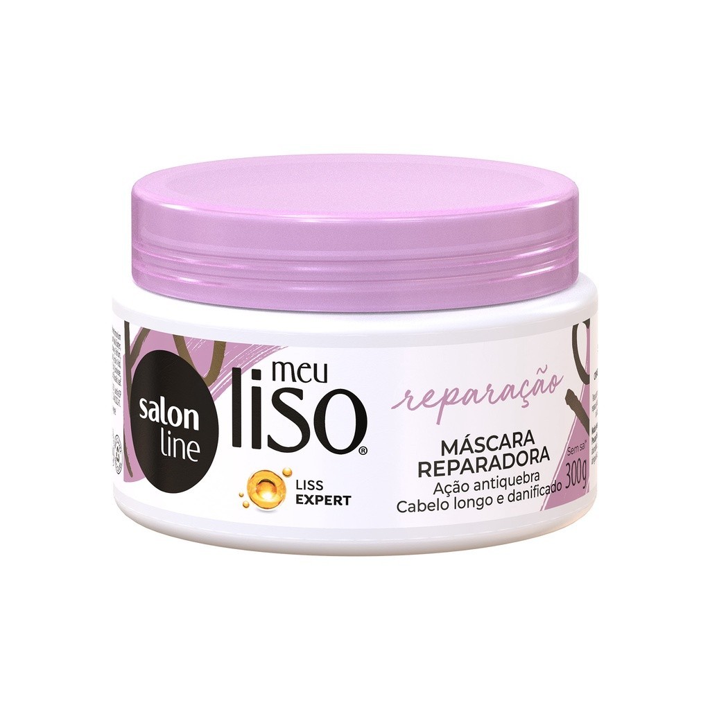 Máscara Reparadora Meu Liso Reparação Salon Line 300g