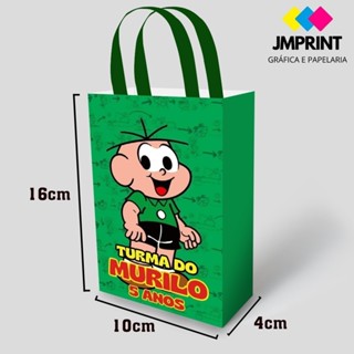 Sacolinhas Personalizadas - Turma da Mônica - Cebolinha em Oferta na Shopee