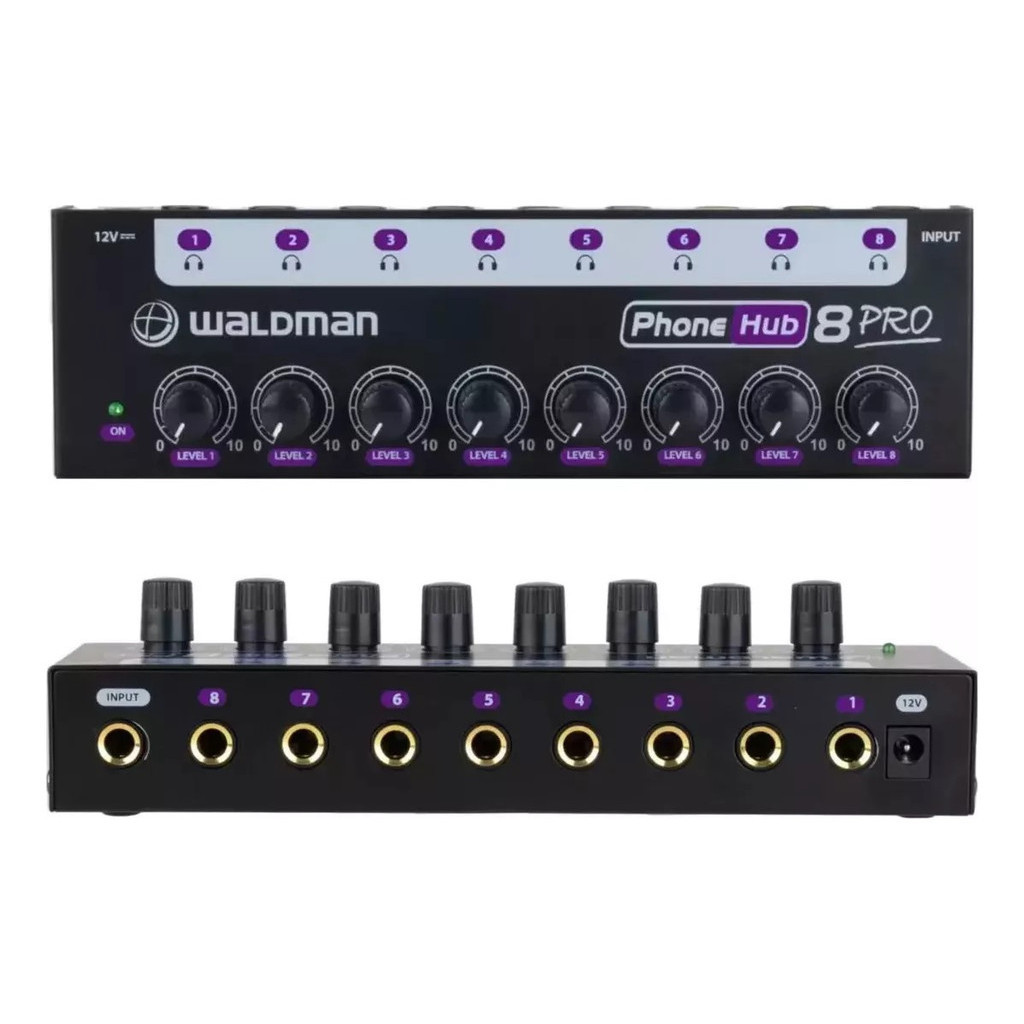 Alto-falante Mini PH800, Fone De Ouvido De 8 Canais Com Alim